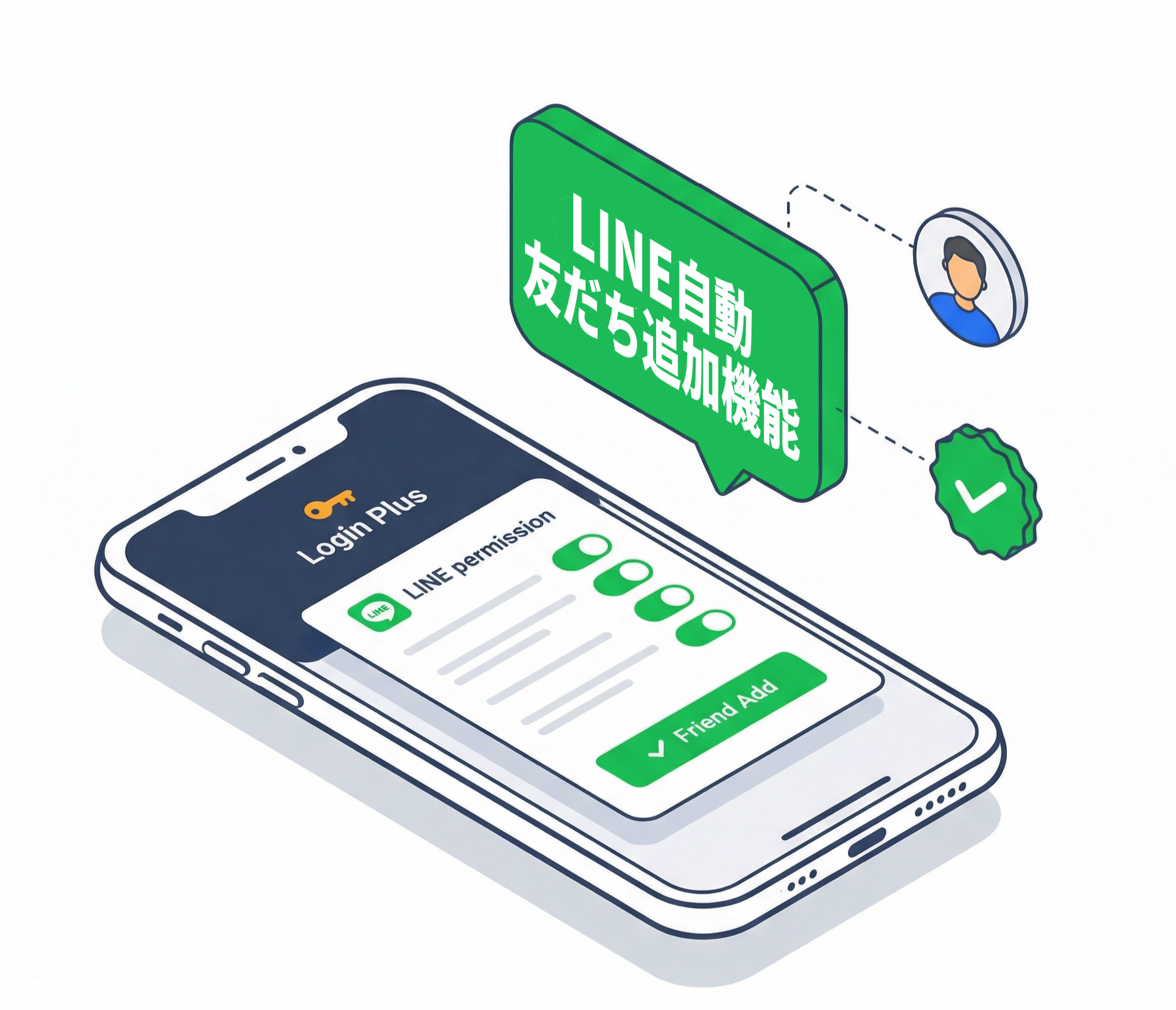 LINE友だち自動追加